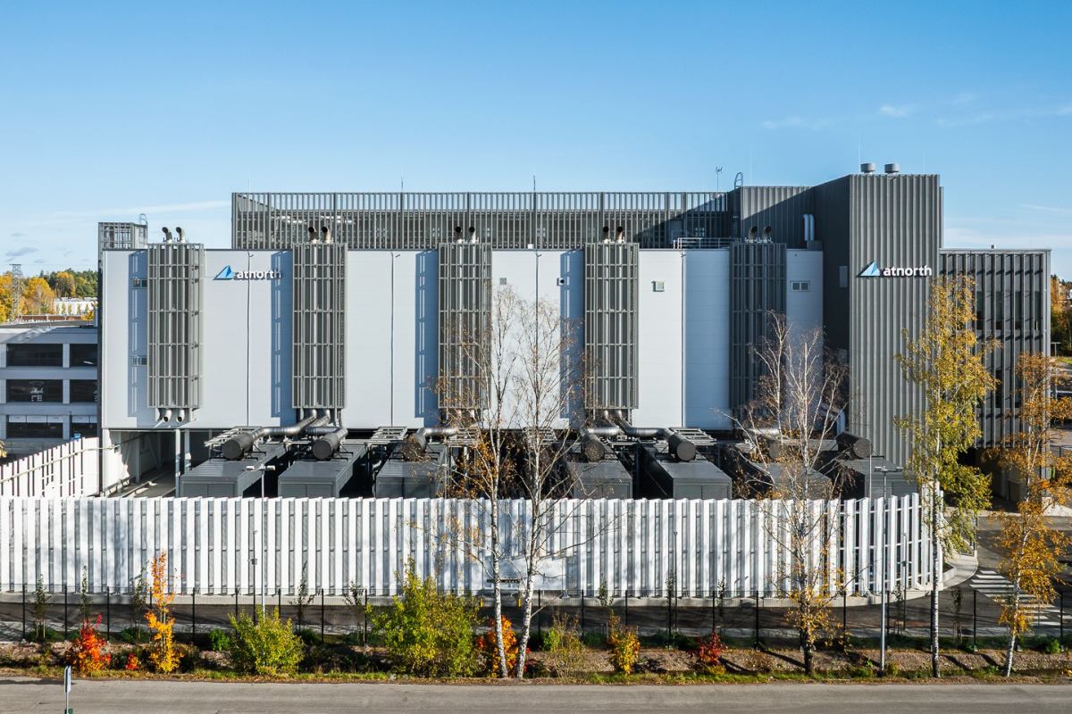 atNorth data centre heat reuse powers Finnish store